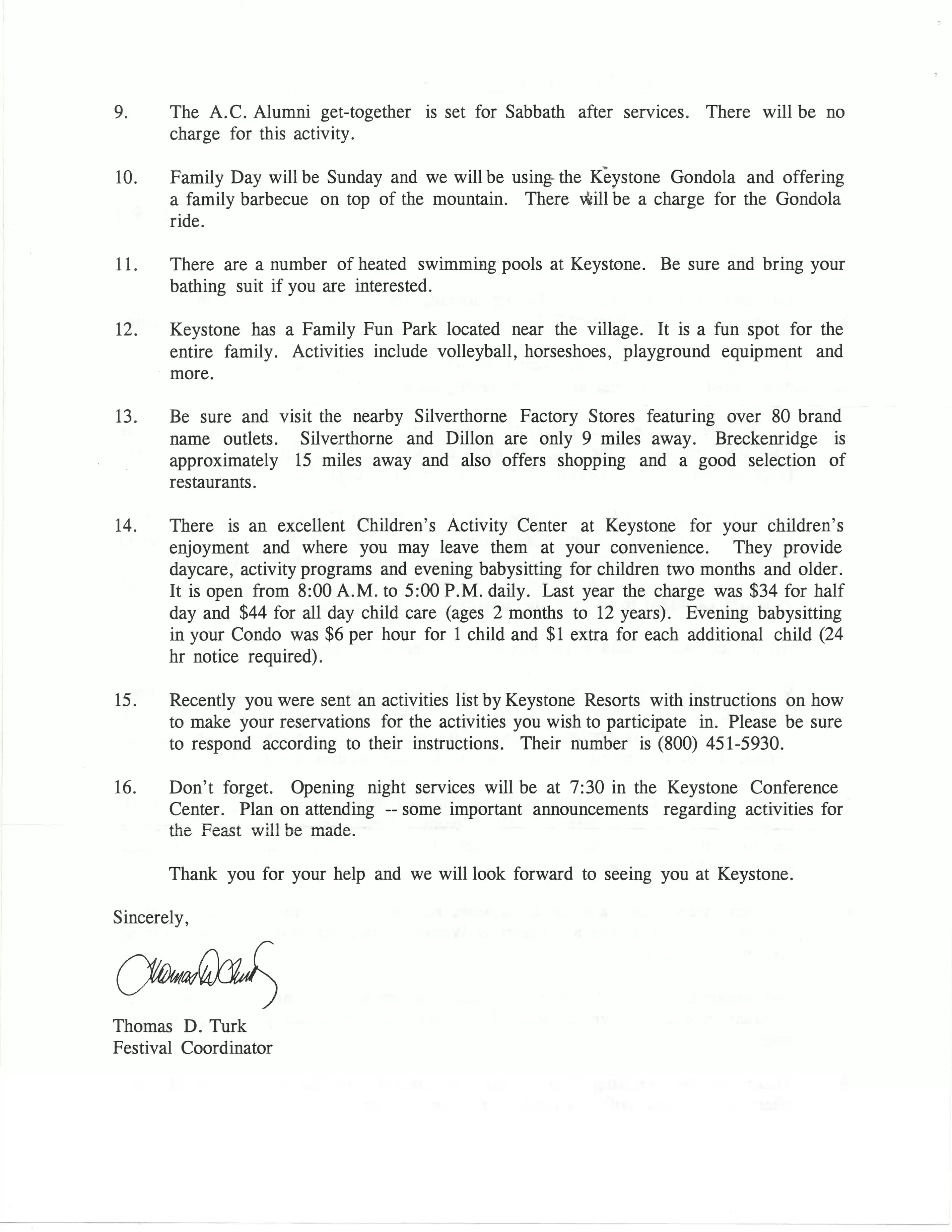 1994 Keystone FT  info, pg 2, 8-12-94
